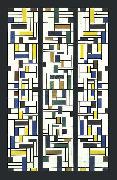 Theo van Doesburg Stained-Glass Composition IV.